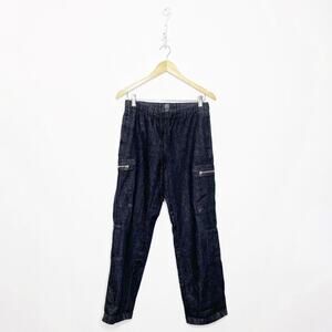 BDG Urban Outfitters Black Denim cargo Zipper Pocket Pull On Jeans Women's XS
